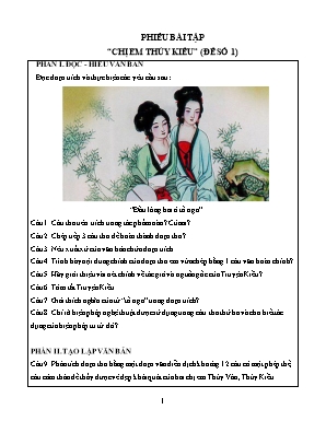 Ôn thi tuyển sinh vào 10 - Bài Chị em Thúy Kiều